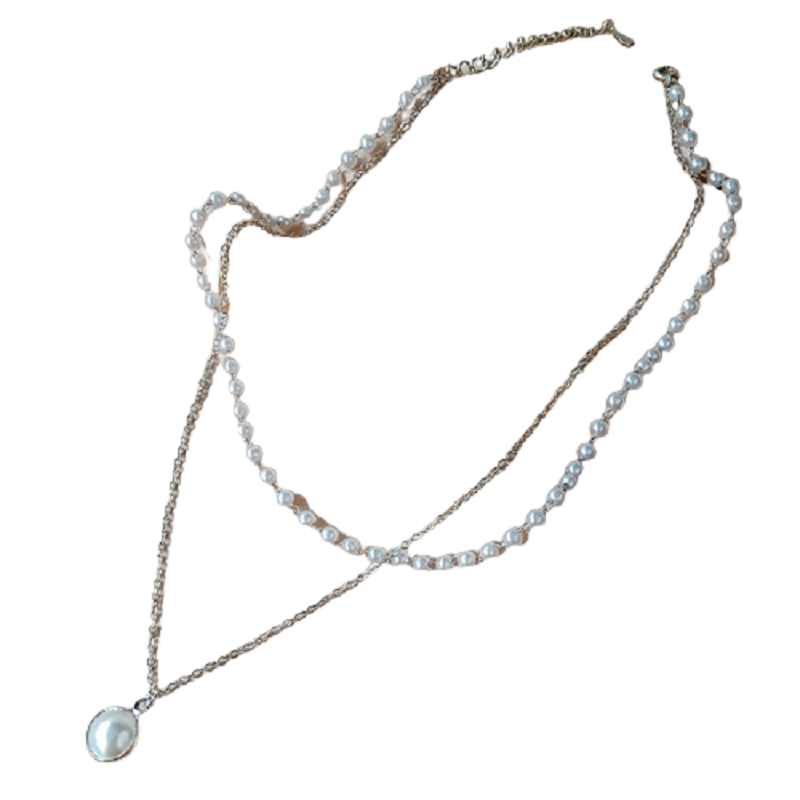 Vintage Multilayer Heart Pendant Necklace