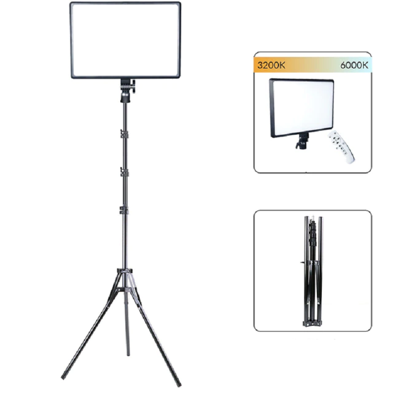 LED Video Lighting Panel 3200k-6000k Photography Remote Control for Studio Lamp