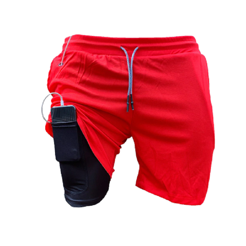 2 in 1 Men's Running Shorts