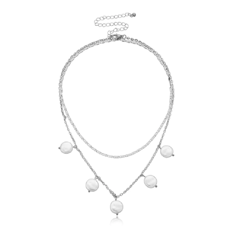Vintage Multilayer Heart Pendant Necklace