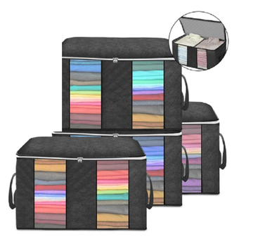 Foldable Storage Bag for Quilt and Clothes
