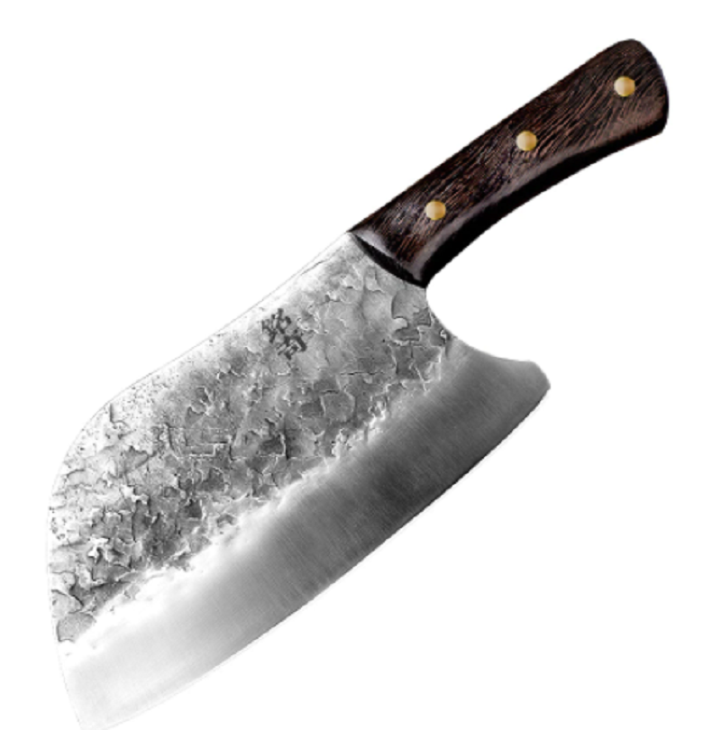 Traditional Handmade Forged Kitchen Knife Hammer Stainless Steel