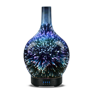 45°folor Light 3D Glass Star Pattern Aroma Diffuser