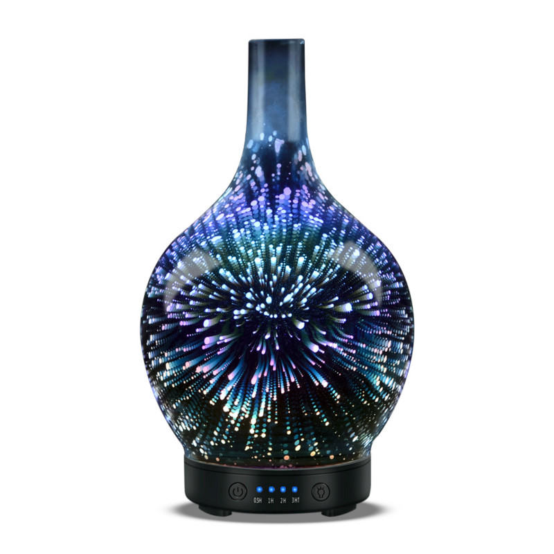 45°folor Light 3D Glass Star Pattern Aroma Diffuser