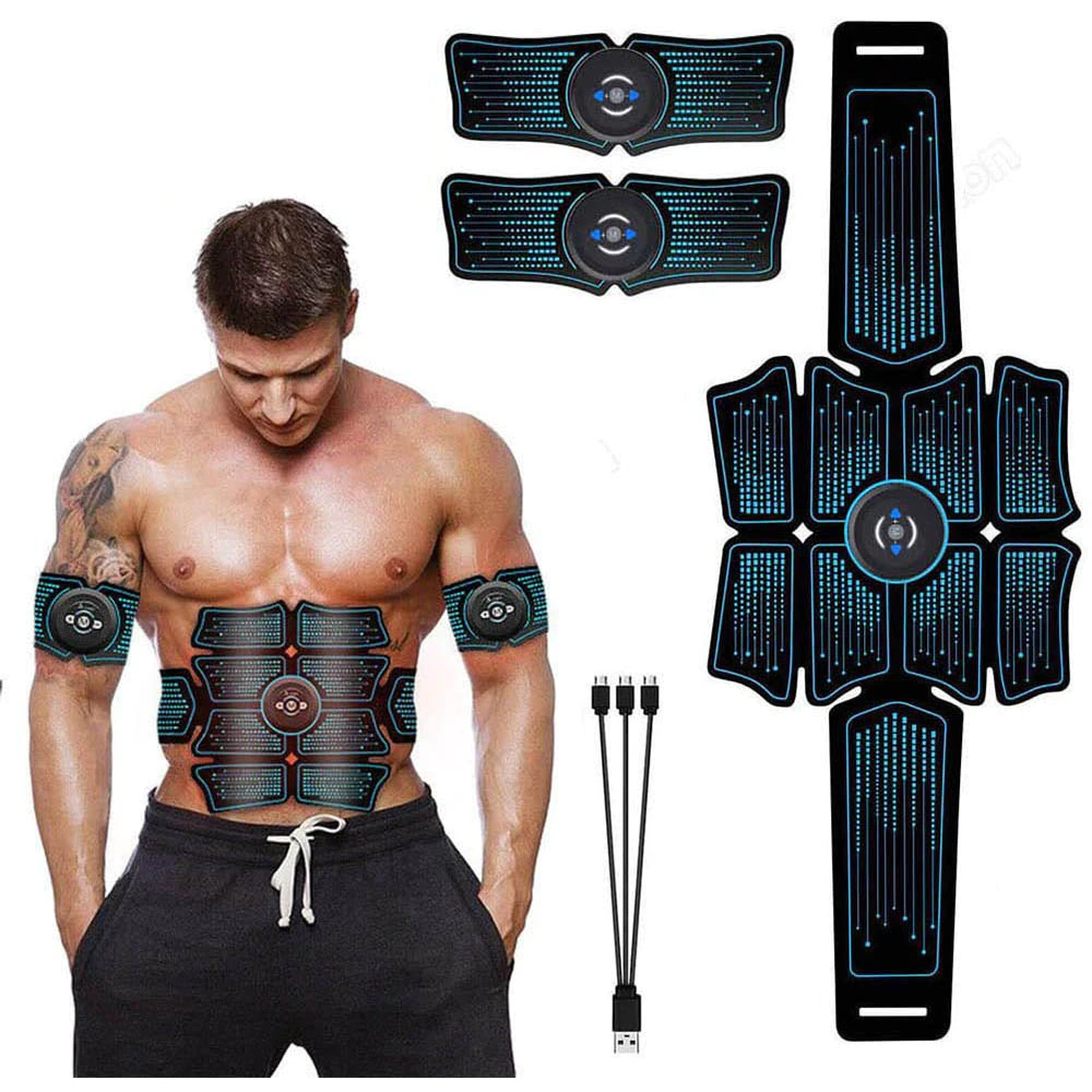 EMS Abdominal Muscle Stimulator Fitness Training Gym Belt