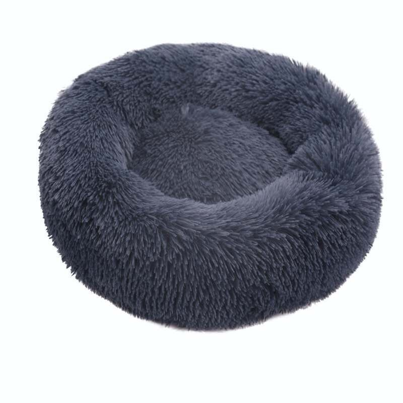 Long Plush Soft Round Pet Beds