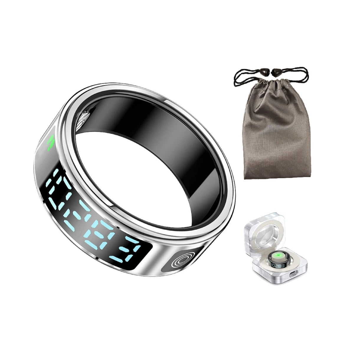 Smart Ring - Heart-Rate and Spo₂ Monitor Multi-Sport 5 ATM Waterproof