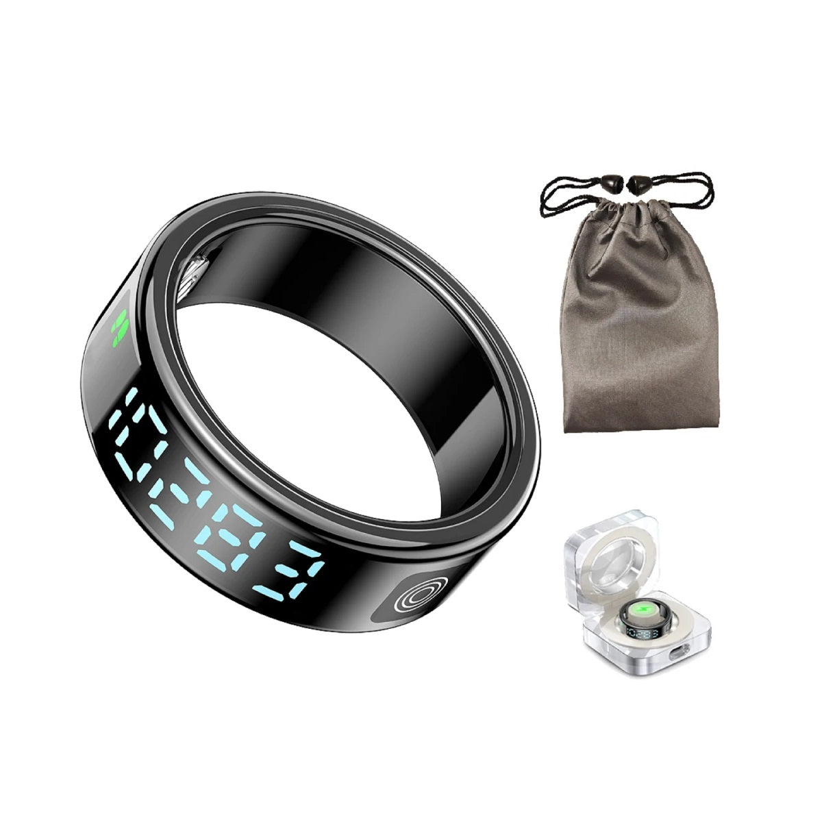 Smart Ring - Heart-Rate and Spo₂ Monitor Multi-Sport 5 ATM Waterproof
