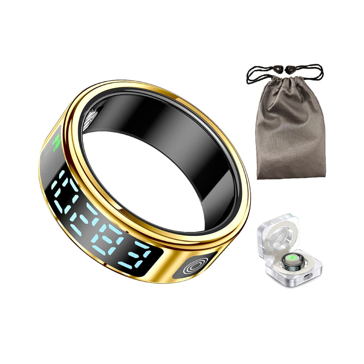 Smart Ring - Heart-Rate and Spo₂ Monitor Multi-Sport 5 ATM Waterproof