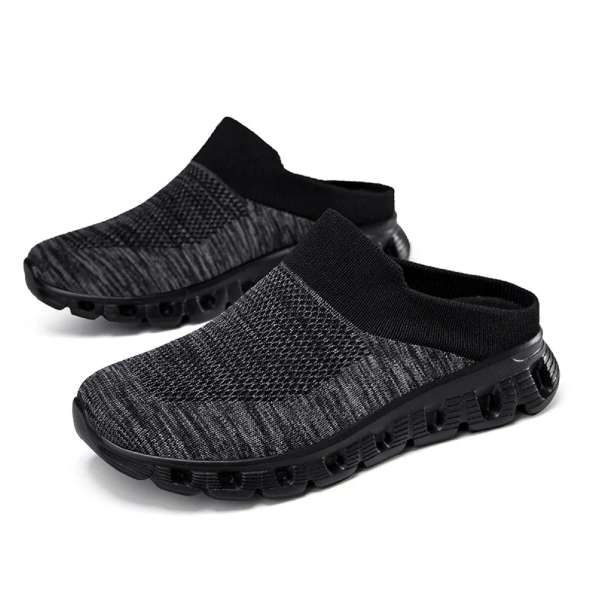 Backless Mules - Breathable Casual Sneakers and Open-Back Slippers