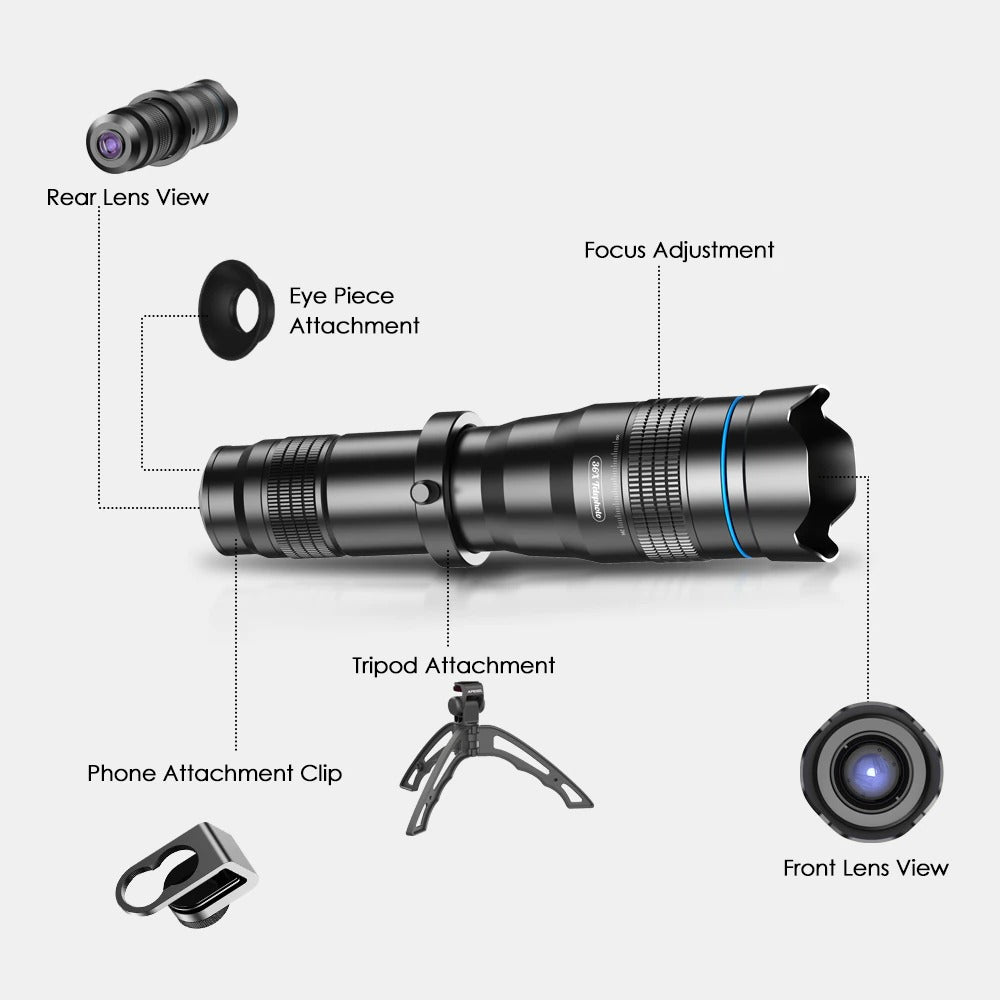 Super Telephoto Zoom Monocular Telescope