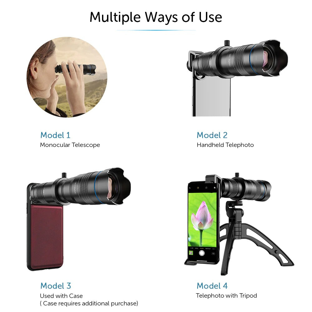 Super Telephoto Zoom Monocular Telescope