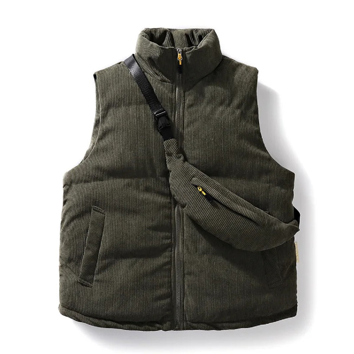 Warm Sleeveless Waistcoat Casual All-Match Vests Jacket for Men