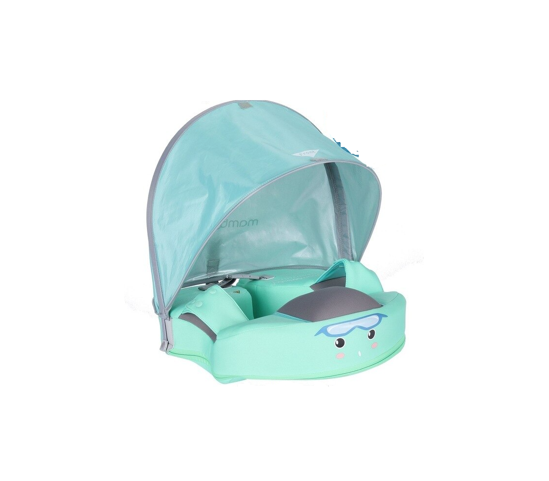 Baby Shark Swim Float with Canopy Solid Pool Infant Trainer
