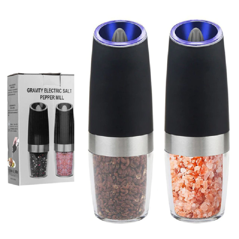 Gravity Electric Salt & Pepper Grinder Set