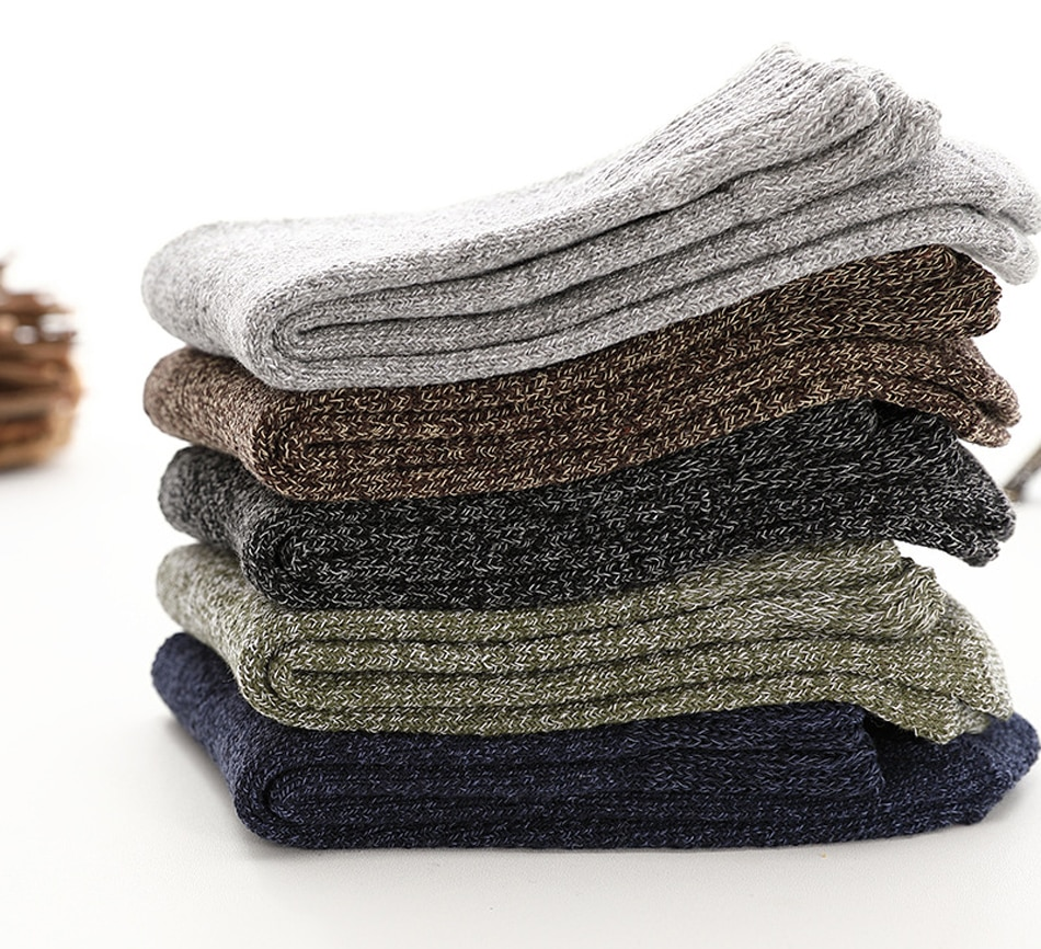 5 Pairs Thicken Wool Socks