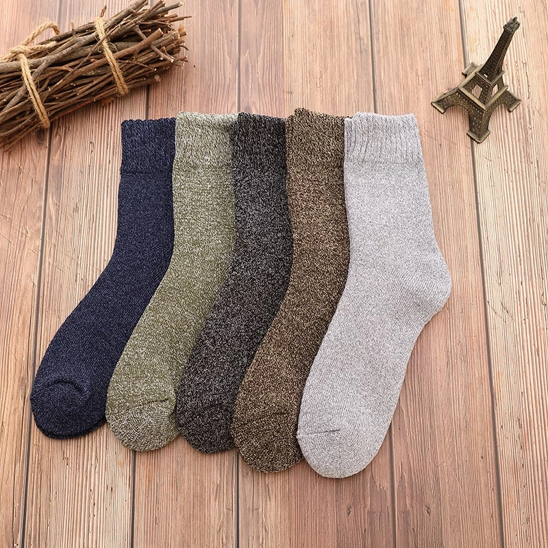 5 Pairs Thicken Wool Socks