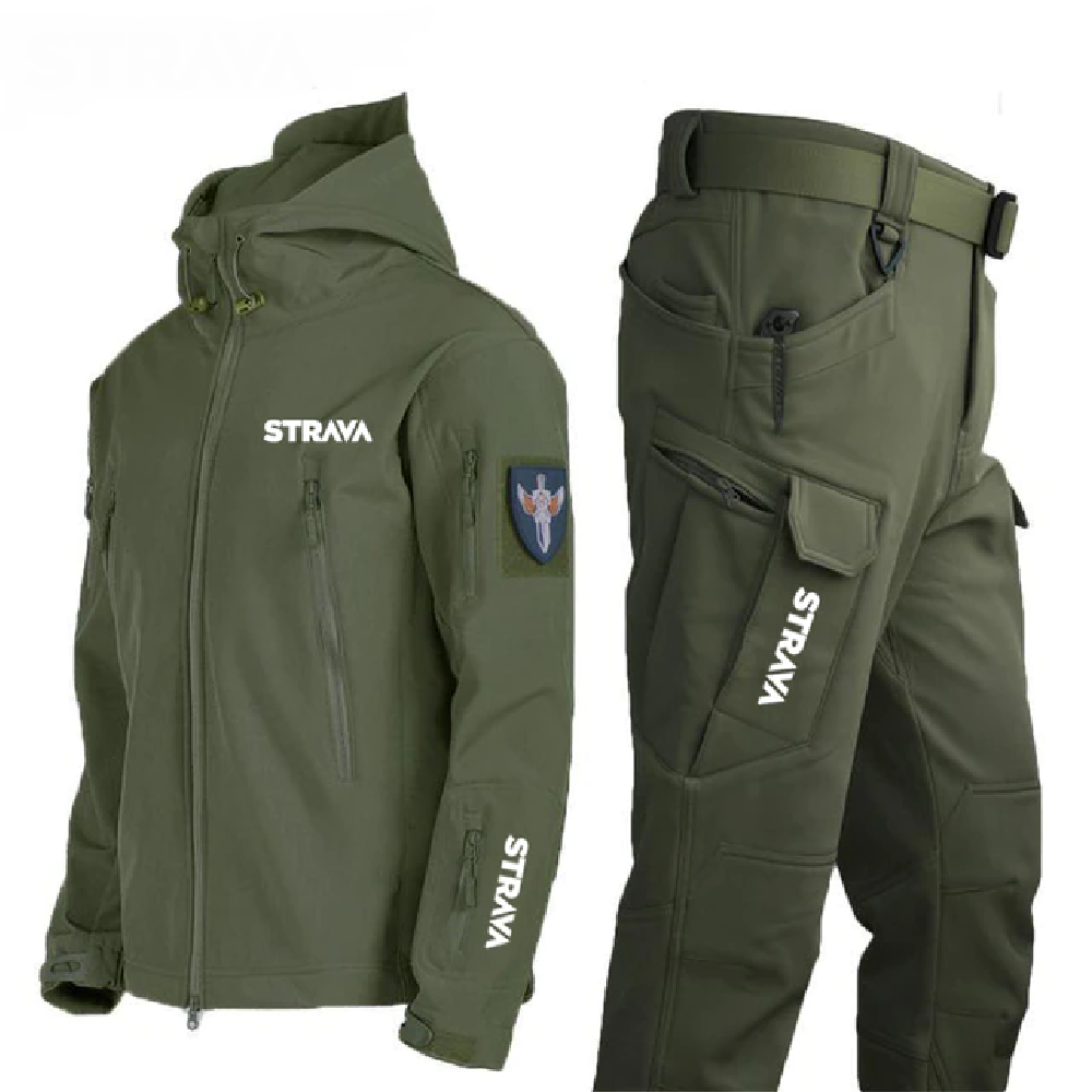 Winter Hiking Men's Jacket Pants Waterproof Suit Thermal