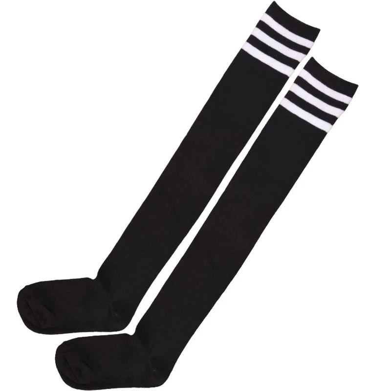 Striped Socks Thigh High Nylon Long for Girls