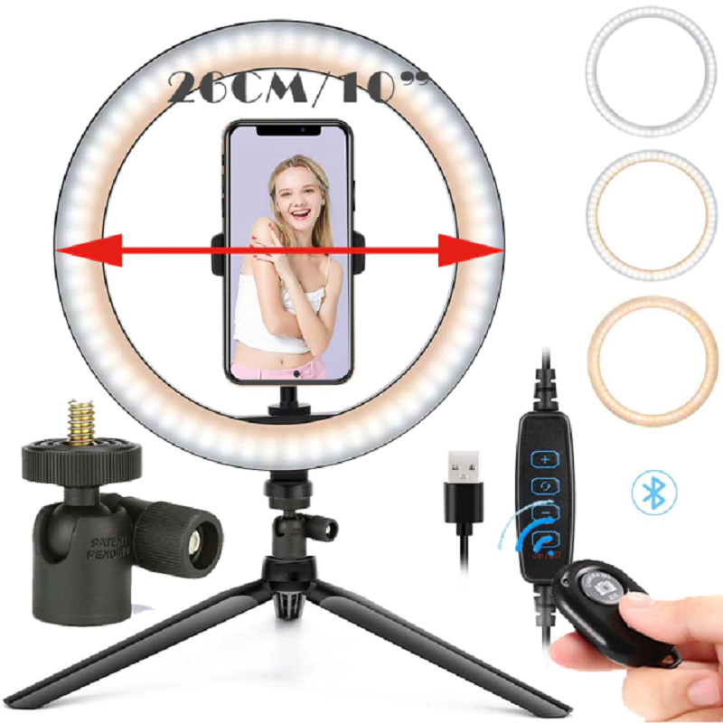 LED Ring Light with Tripod Stand