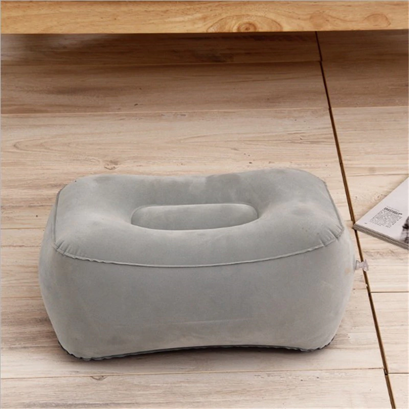 Leg Footrest Air Pillow Pad for Travel Office Home