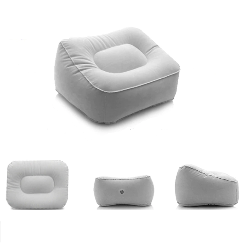 Leg Footrest Air Pillow Pad for Travel Office Home