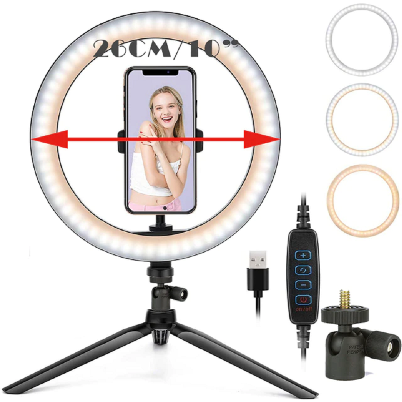 LED Ring Light with Tripod Stand