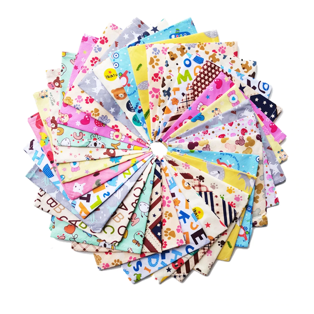30/50 Pcs Pet Dog Face Bandana