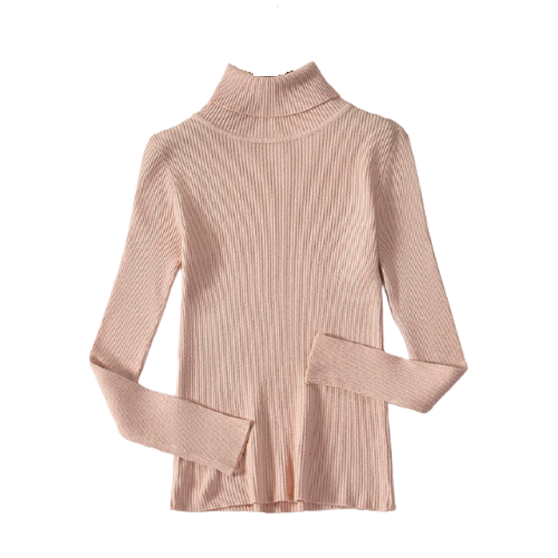 Turtleneck Women Sweaters Jumper Soft Warm Pull