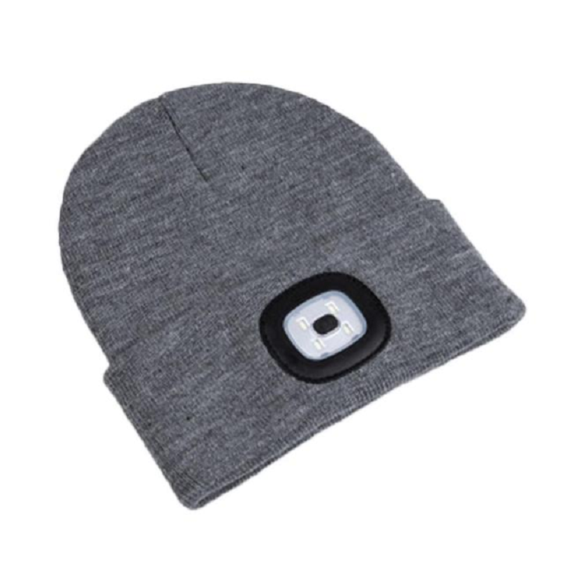 USB Rechargeable LED Beanie-Unisex