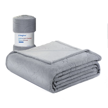 Soft Coral Flannel Fleece Blanket