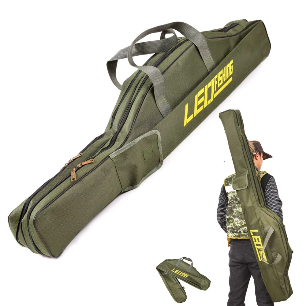 Portable Foldable Fishing Rod Carrier Storage Bag