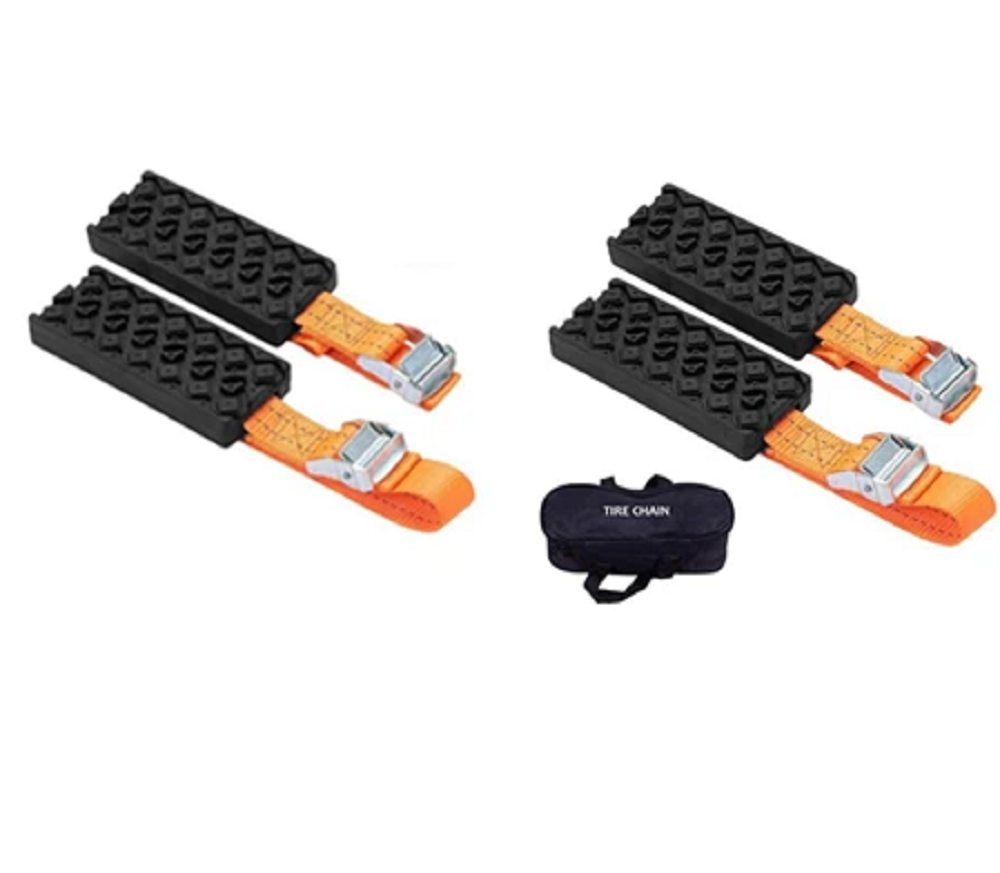 Anti-Skiing Tire Chain Car