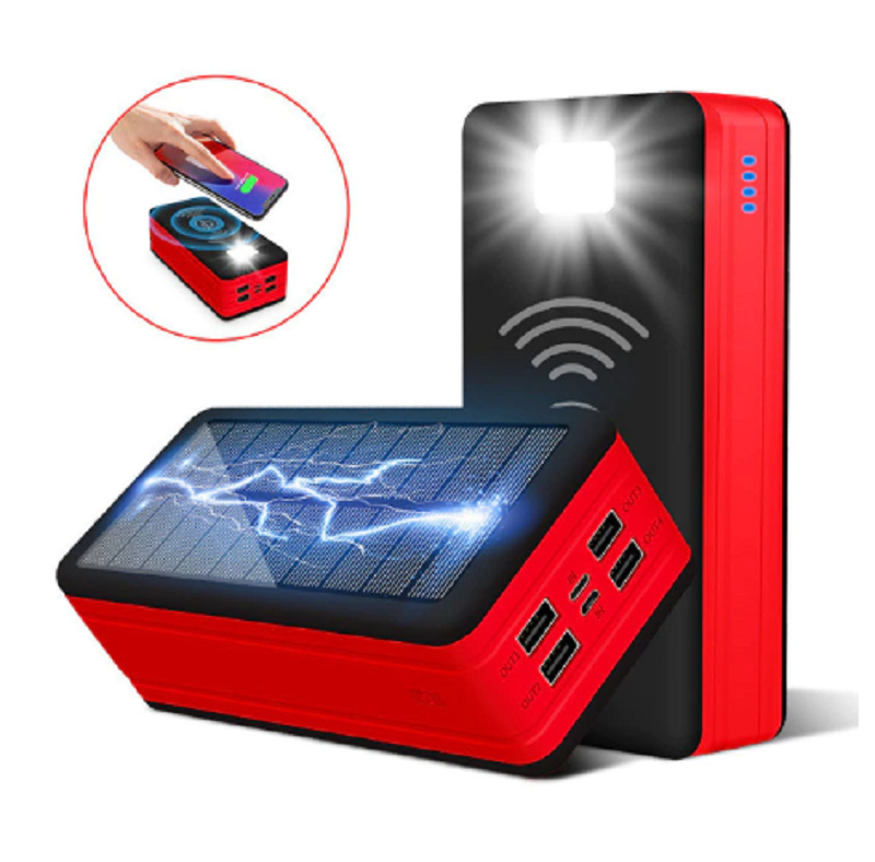 Wireless Fast Charger Solar Power Bank