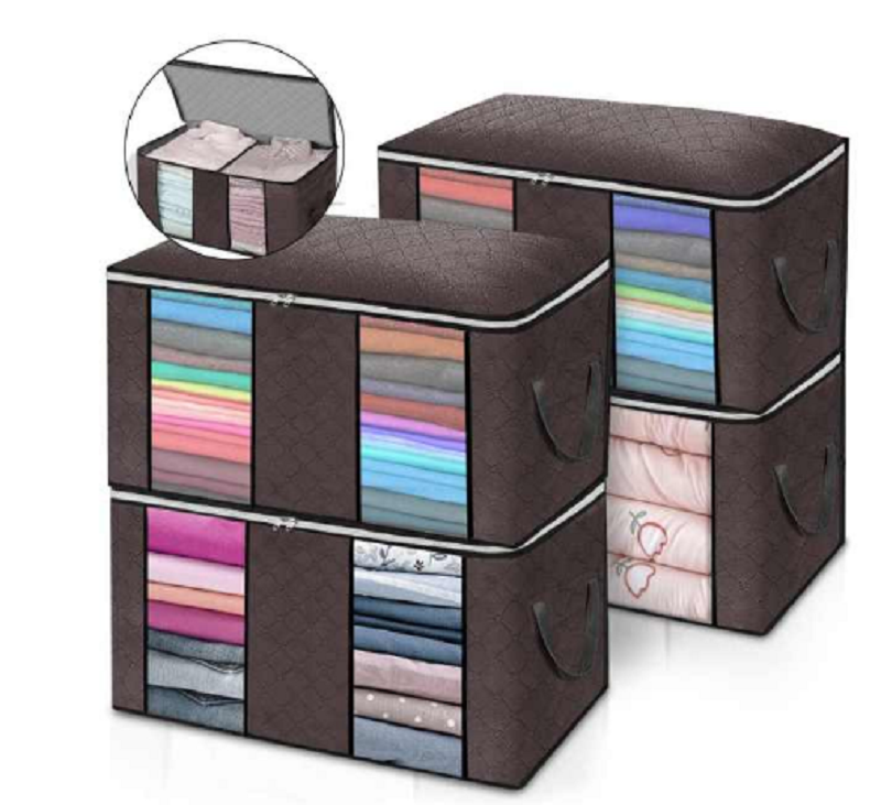 Foldable Storage Bag for Quilt and Clothes