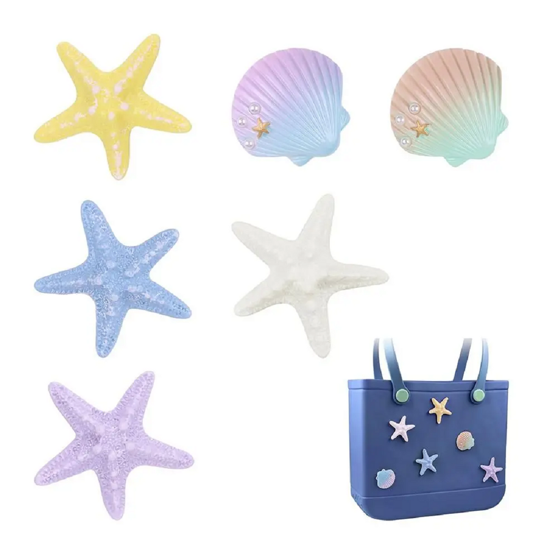 6 Pcs DIY Charms for Bogg Bag Accessories Handbag