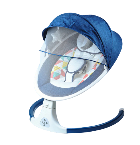 Smart Baby Rocking Bed with Bluetooth and Remote