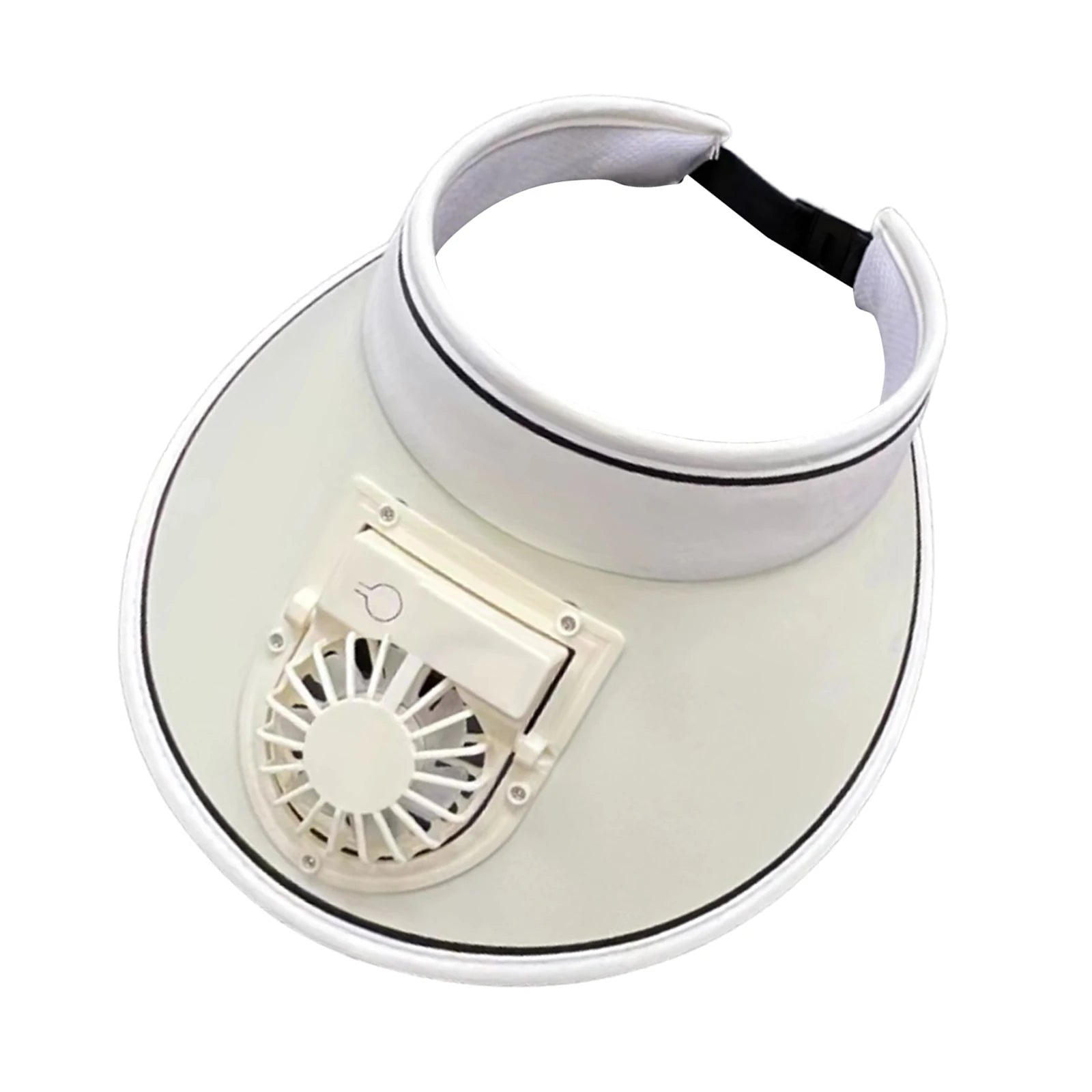 USB Fan Sun Hat - Summer Visor with Large Brim and UV Protection