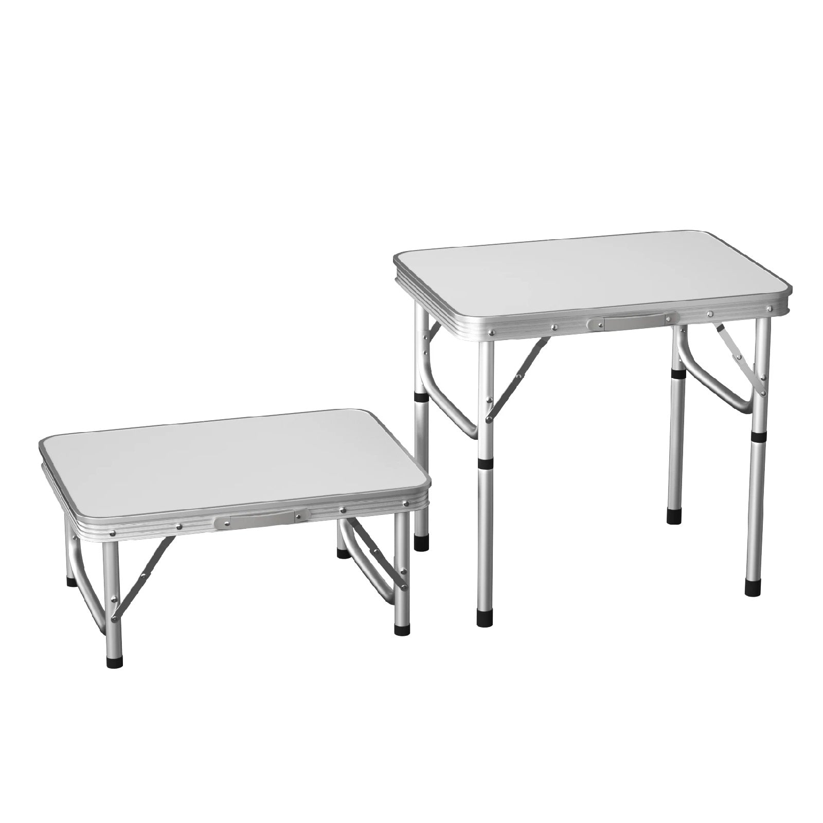 Mini Folding Camping Table - Portable Aluminium with Adjustable Height