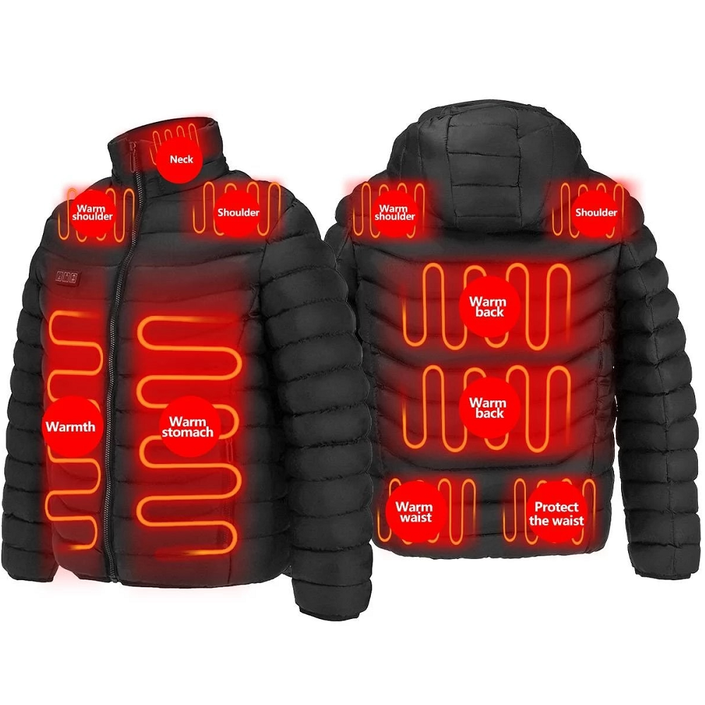 Men & Women Heated Jacket Electric Thermal Coat Winter Vest