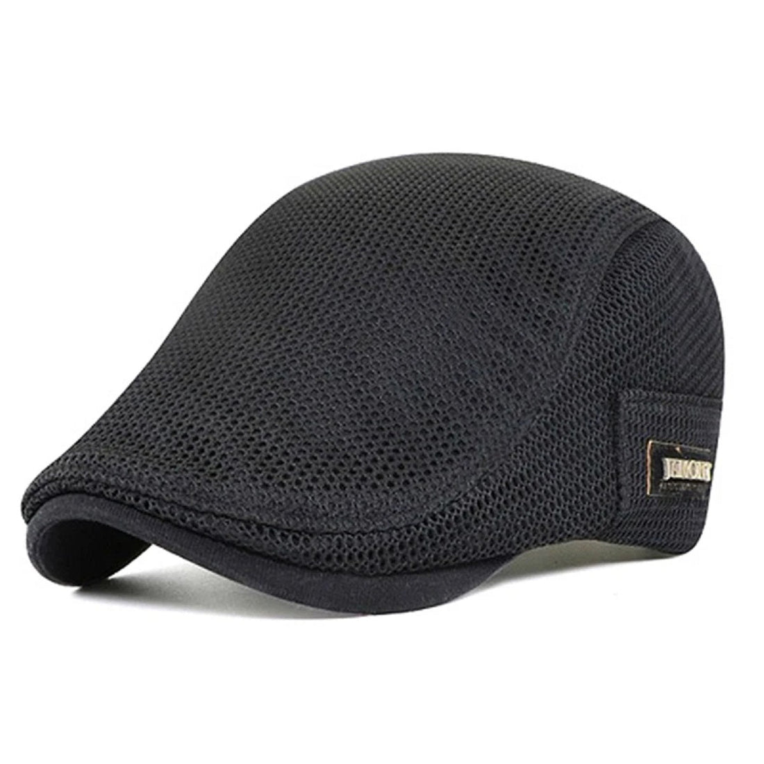 Mesh Beret Sun Hat - Breathable Flat Cap for Summer UV Protection