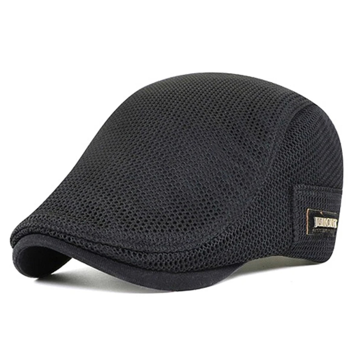 Mesh Beret Sun Hat - Breathable Flat Cap for Summer UV Protection