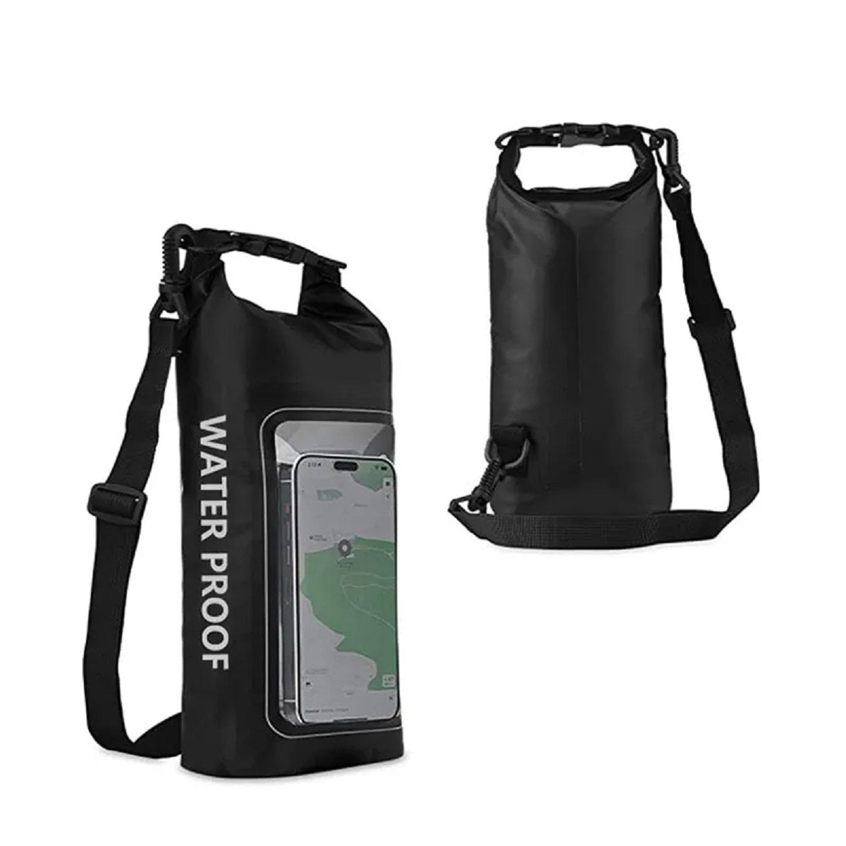 0.5 Gal Waterproof Dry Touch Screen Bag Roll-Top Pool Outdoor Gear Storage