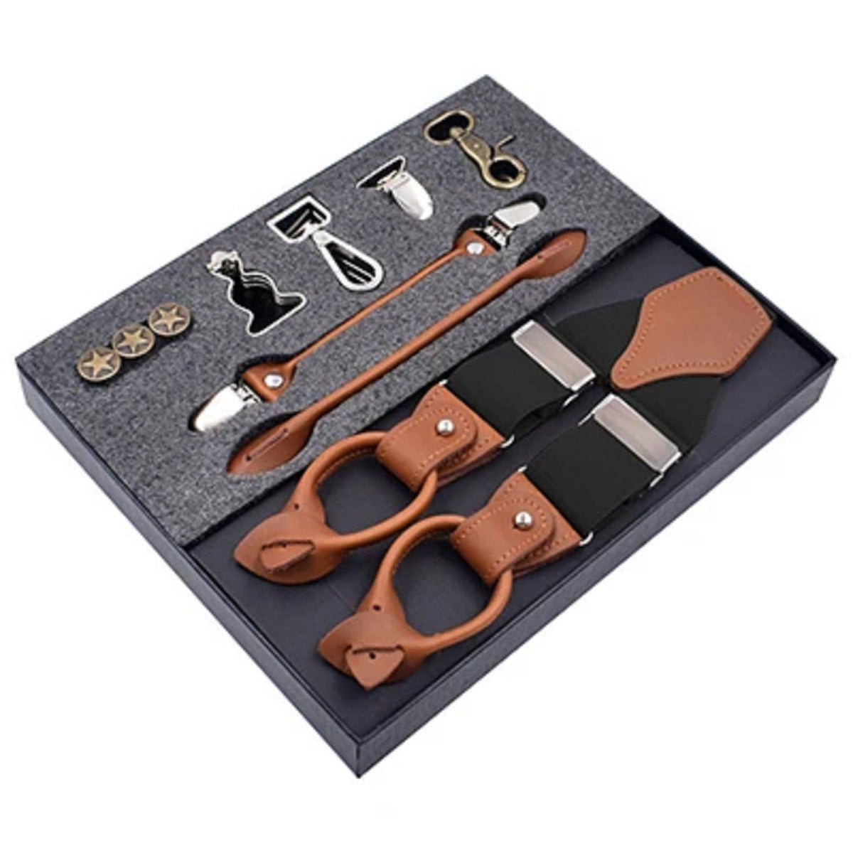 Adjustable Suspenders for Dress Pants Luxury Multi-Set