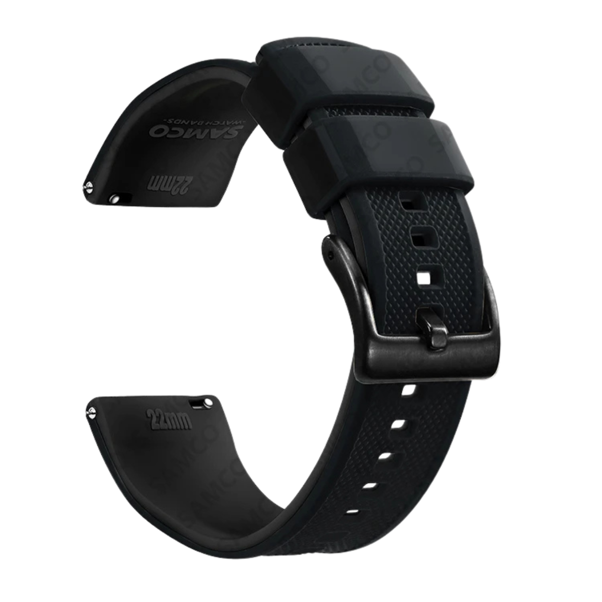 Premium Quick-Release Silicone Watch Band - Universal Replacement Strap