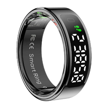 Smart Ring with Display - Touchscreen Health Tracker 5ATM Waterproof