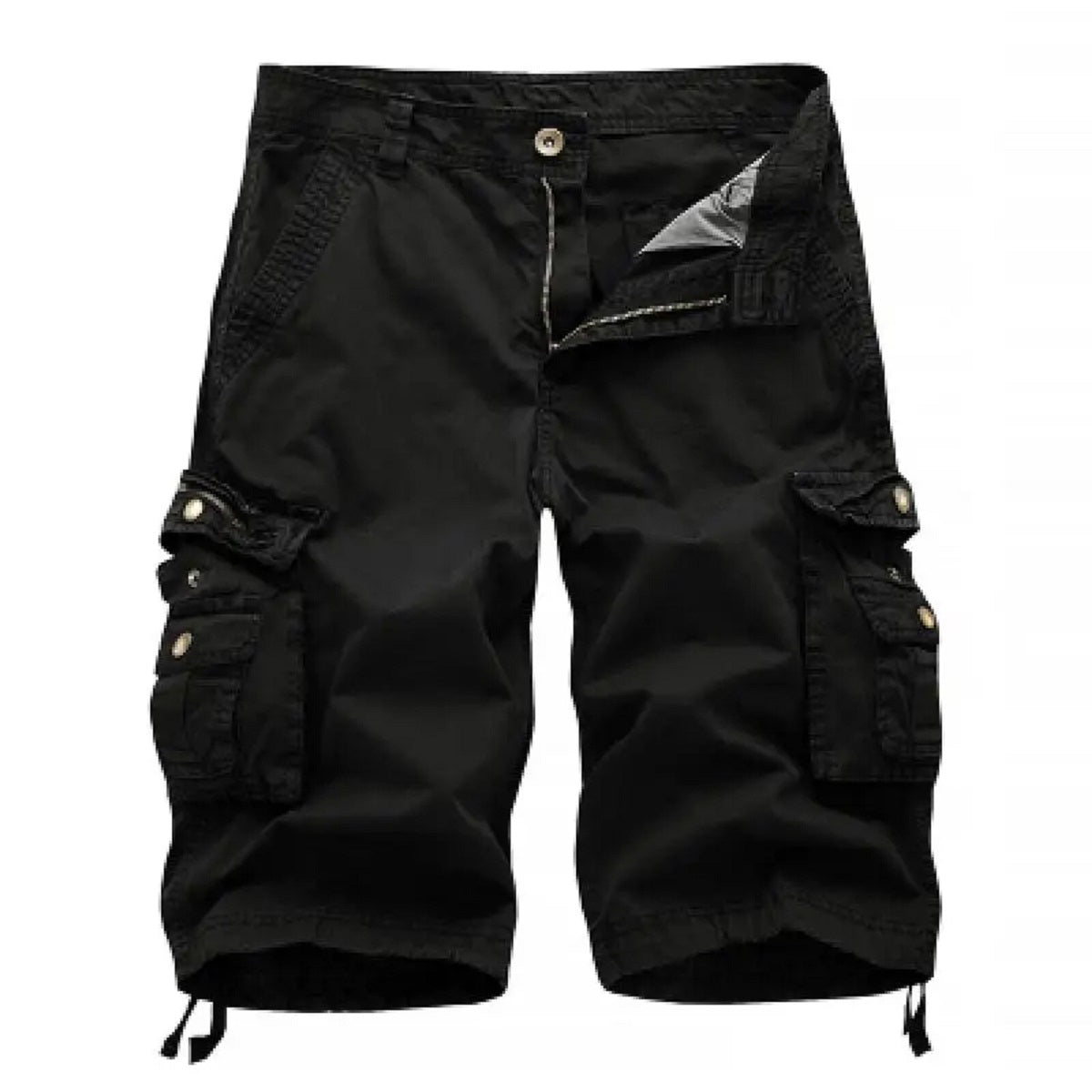 Men's Cotton Cargo Shorts - Summer Military Tactical Streetwear with Multi Pockets
