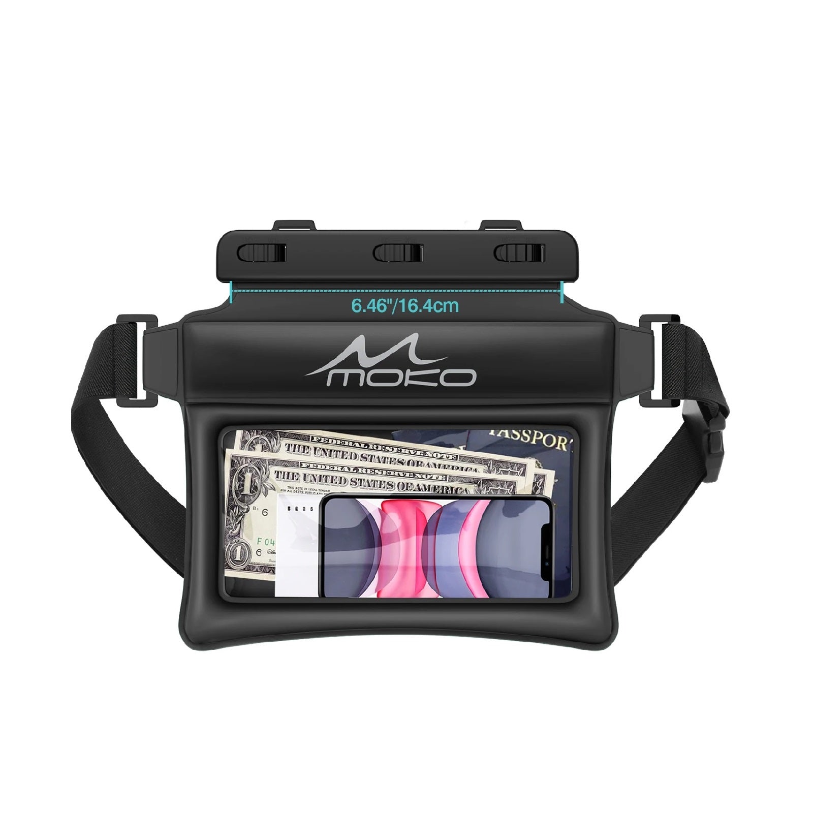 Waterproof Phone Fanny Pack - Floating Dry Pouch for Swimming