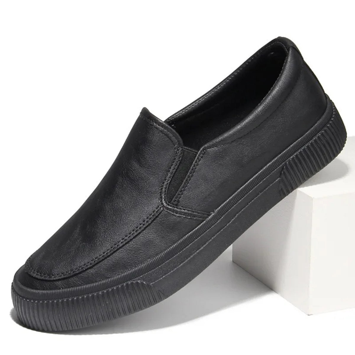 Men Loafers Leather Casual Shoes