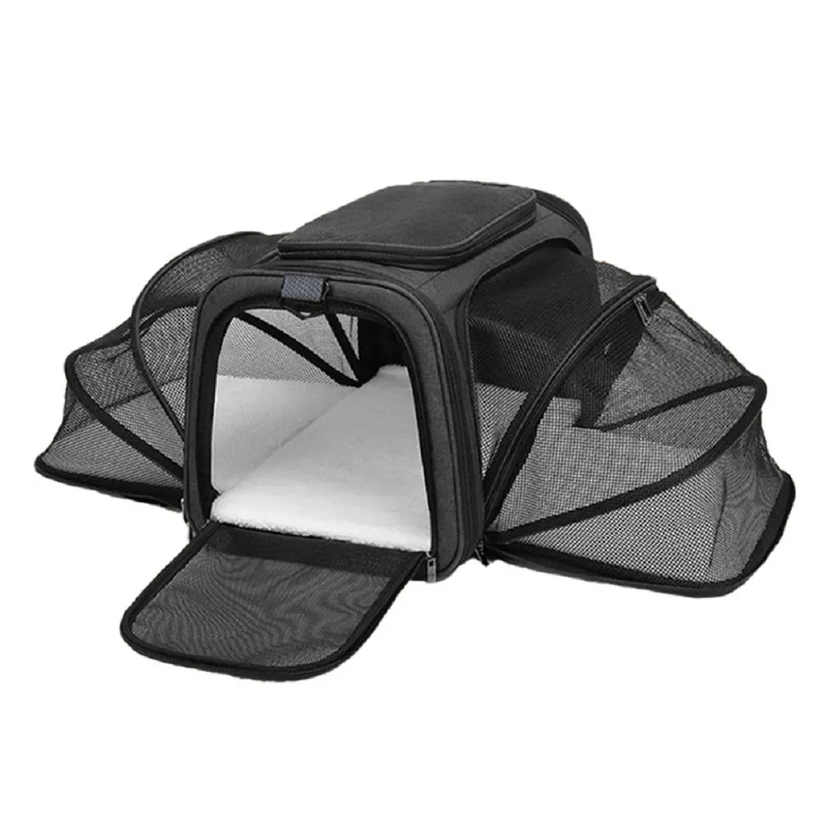 Portable Breathable Foldable Pet Dog Carrier Safety Zipper
